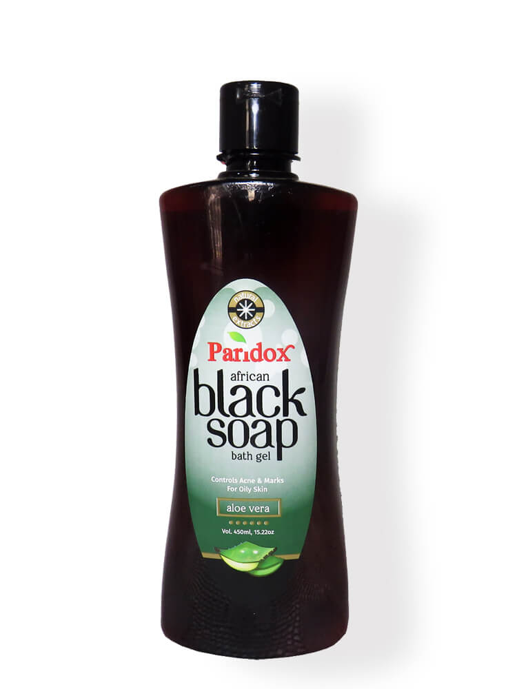 Paridox Aloe Vera black soap gel