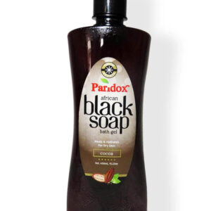 paridox cocoa black soap gel