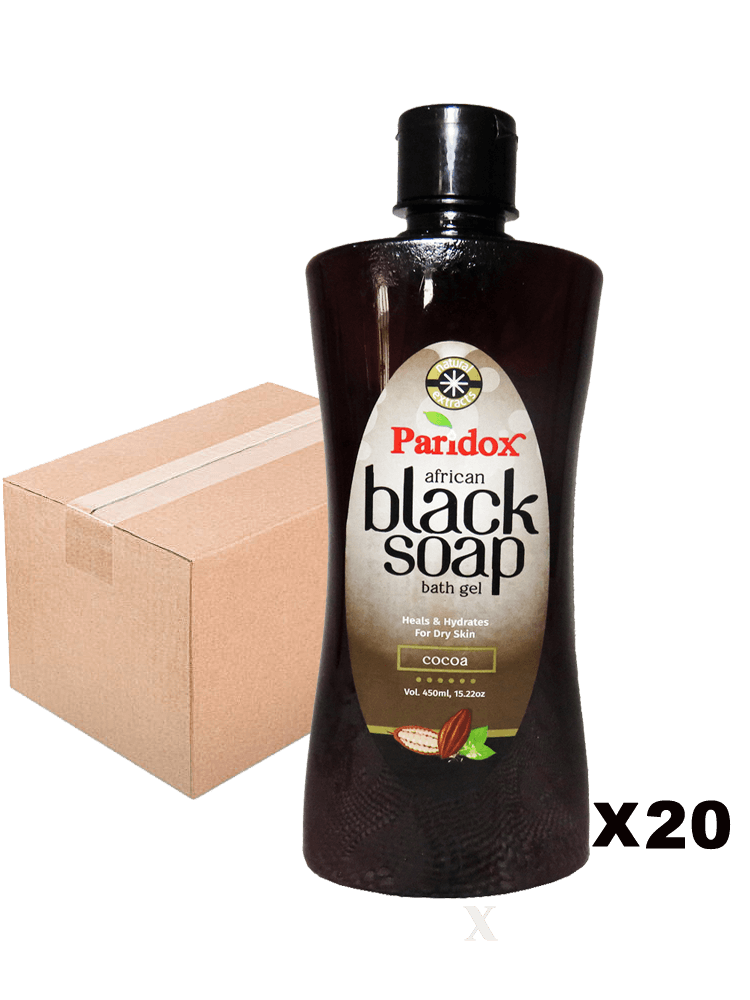 parido black soap cocoa gel