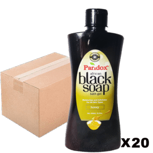 paridox black soap honey gel