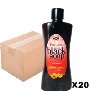 paridox black soap papaya gel