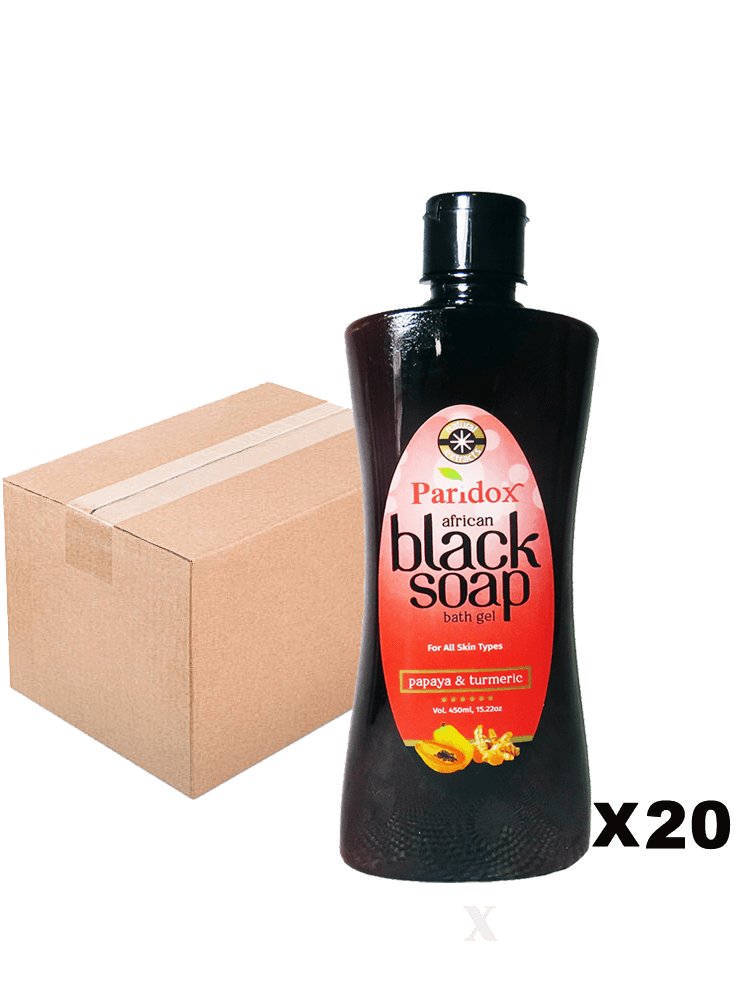 paridox black soap papaya gel